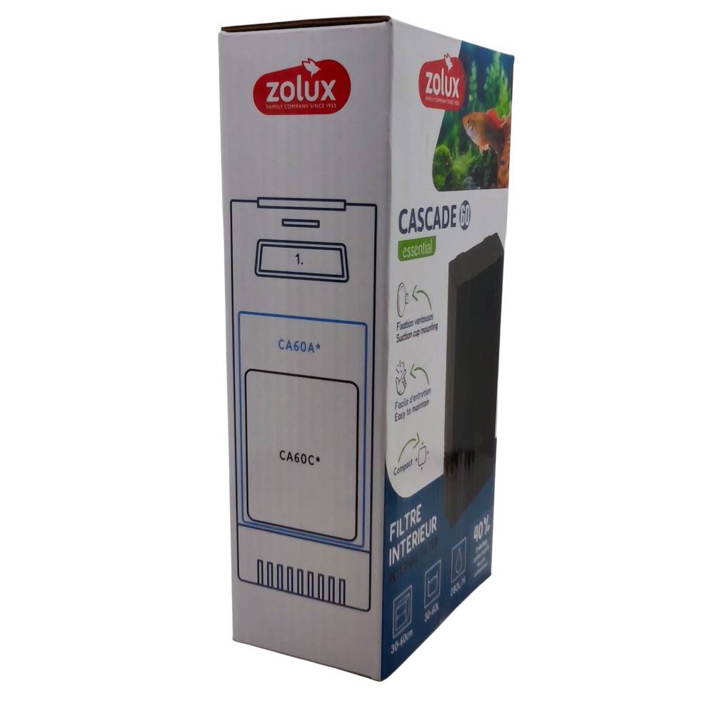 Zolux - Filtration intérieure cascade 60 puissance 4.2w, 280l/h pour aquarium de 30 à 60l max - Image 4