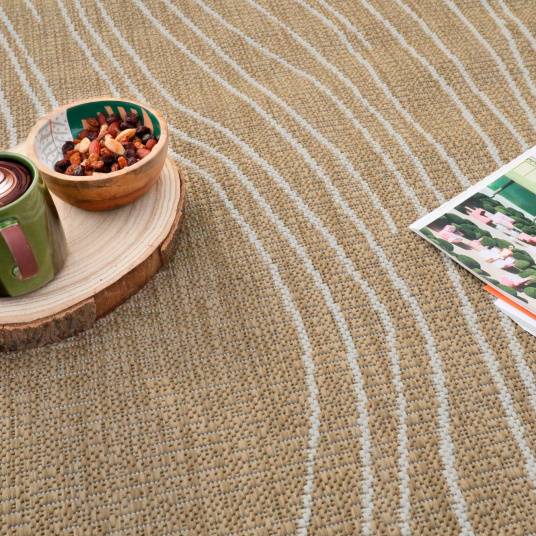 Decoweb - Tapis d'extérieur ou d'intérieur - Riviera - Beige et crème - 200 x 290 cm - Decoweb - Image 5