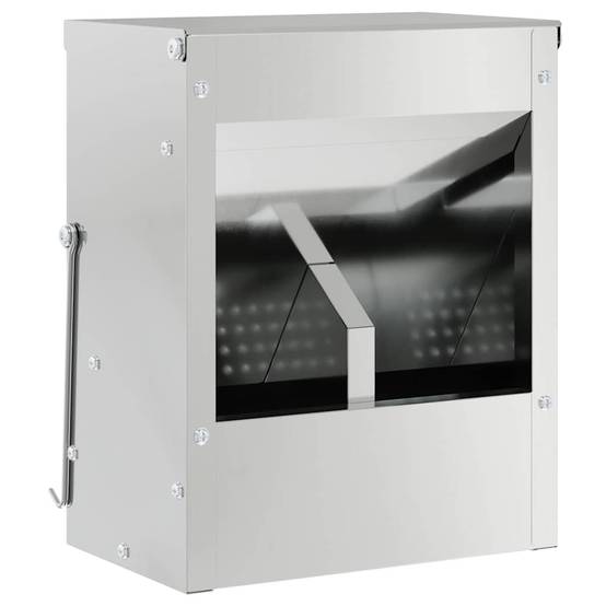 Nourrisseur Rongeur Acier Galvanisé 3kg Fixation Facile Argent - ComfortXL Outdoor Living - Image 2