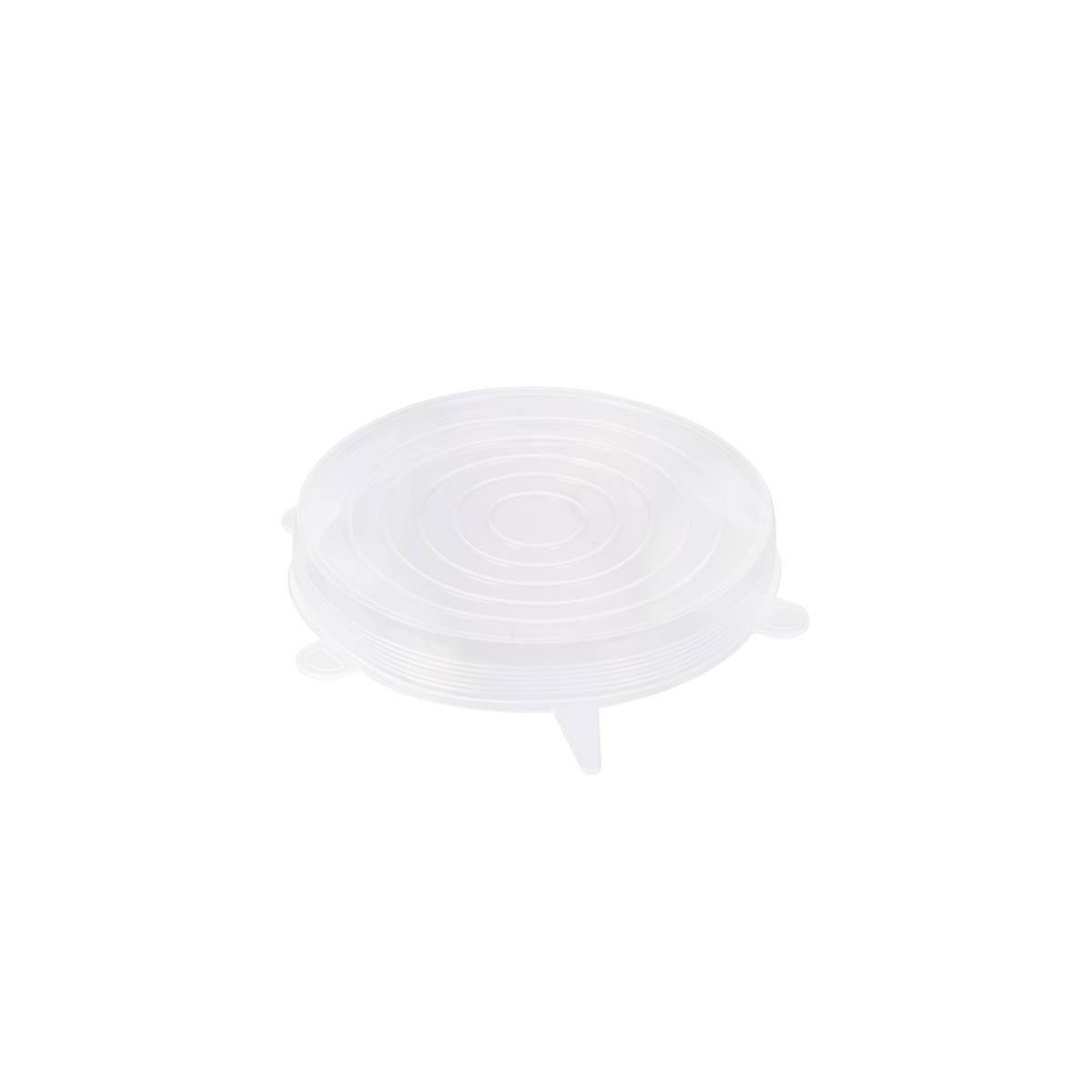 Cook Concept - Lot de 3 Couvercles en Silicone "Flexible" 20cm Transparent - Image 2