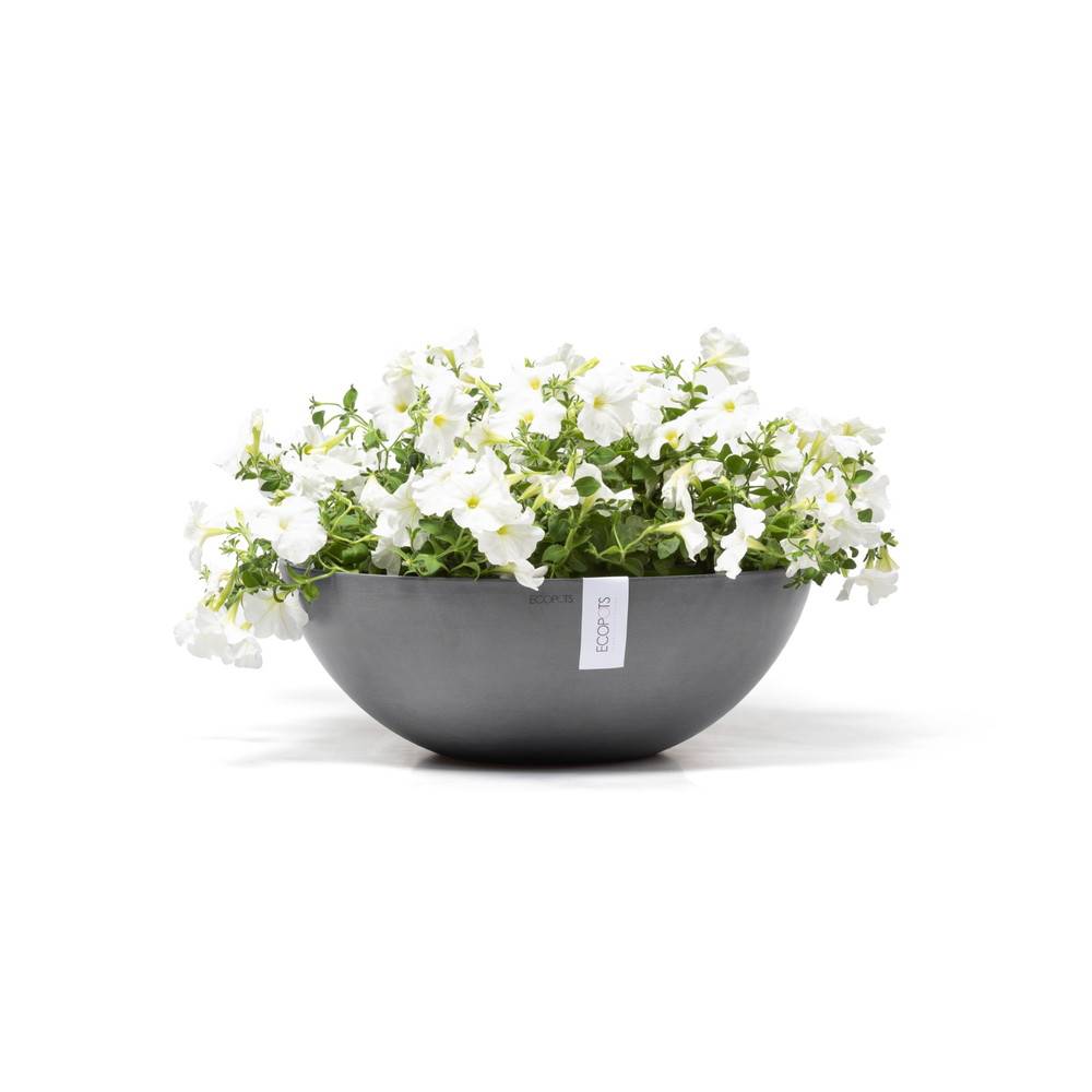 Ecopots - Pot Rond Vienna 50 Gris - Ø 50 x H. 18 cm - 22,3 L ECOPOTS - Image 3