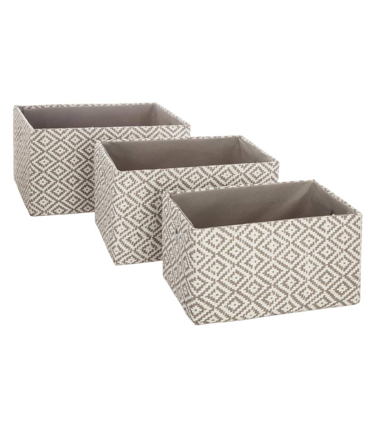 Set de 3 Paniers de rangement déco - Image 1