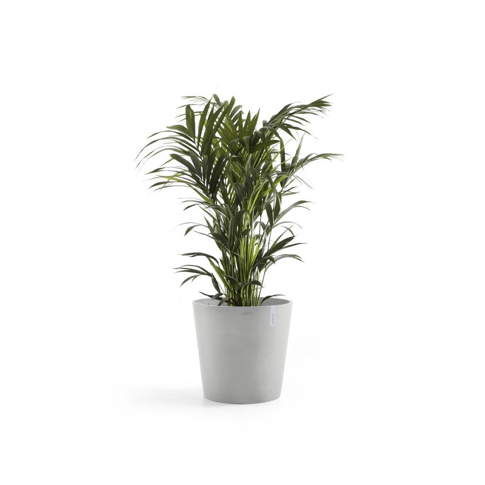 Ecopots - Pot Rond Amsterdam 50 Blanc Gris - Ø 50 x H. 43,8 cm - 62 L ECOPOTS - Image 3