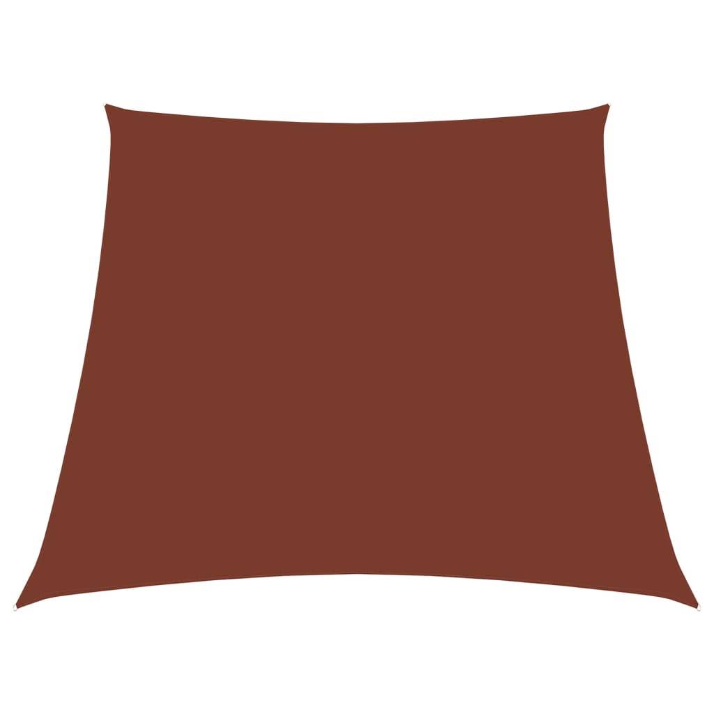 Helloshop26 - Voile toile d'ombrage parasol tissu oxford trapèze 3/4 x 3 m terre cuite - Image 2
