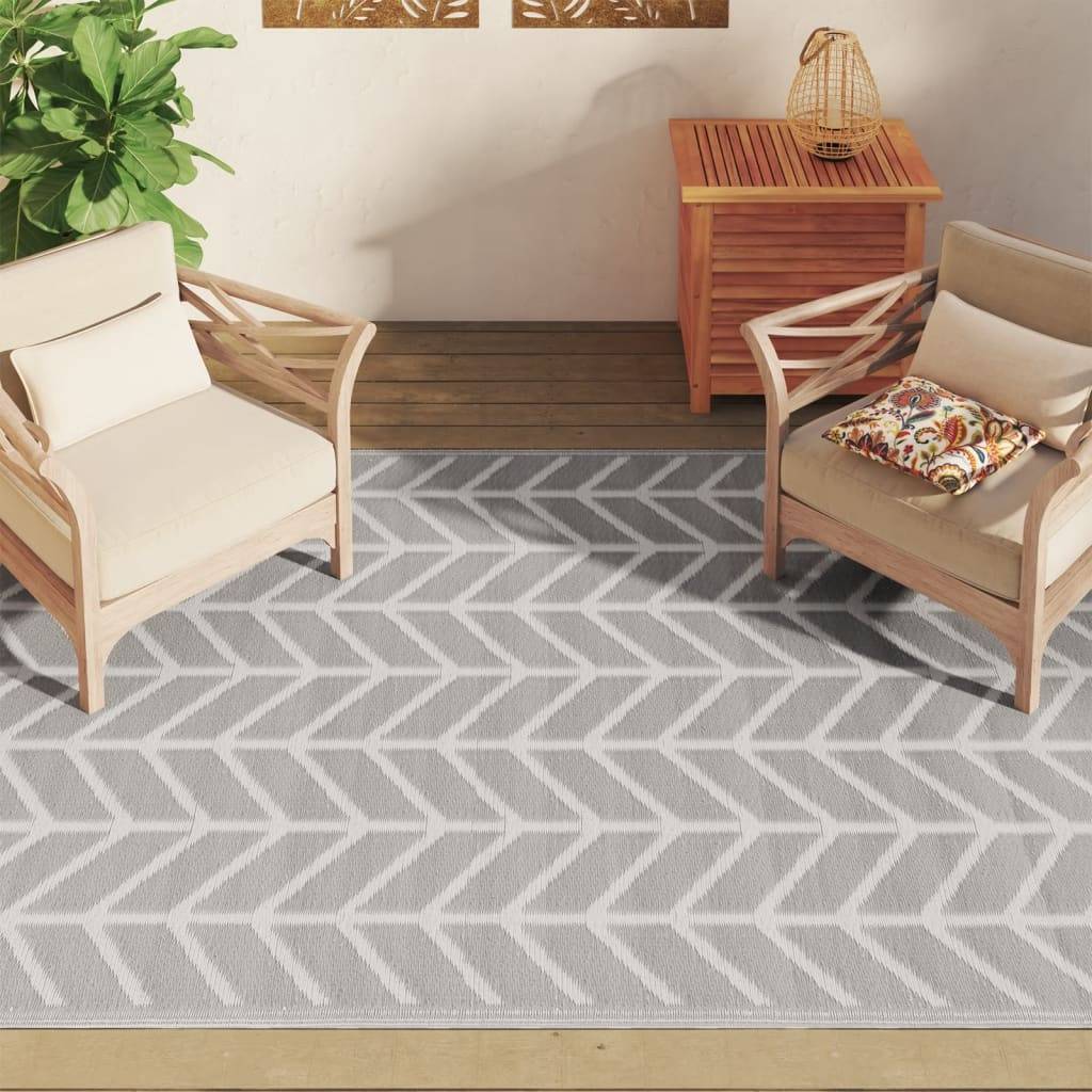 ComfortXL - Tapis de Terrasse en PP Réversible et Anti-UV pour Salon de Jardin Gris 160x230 cm – ComfortXL Outdoor Living - Image 3