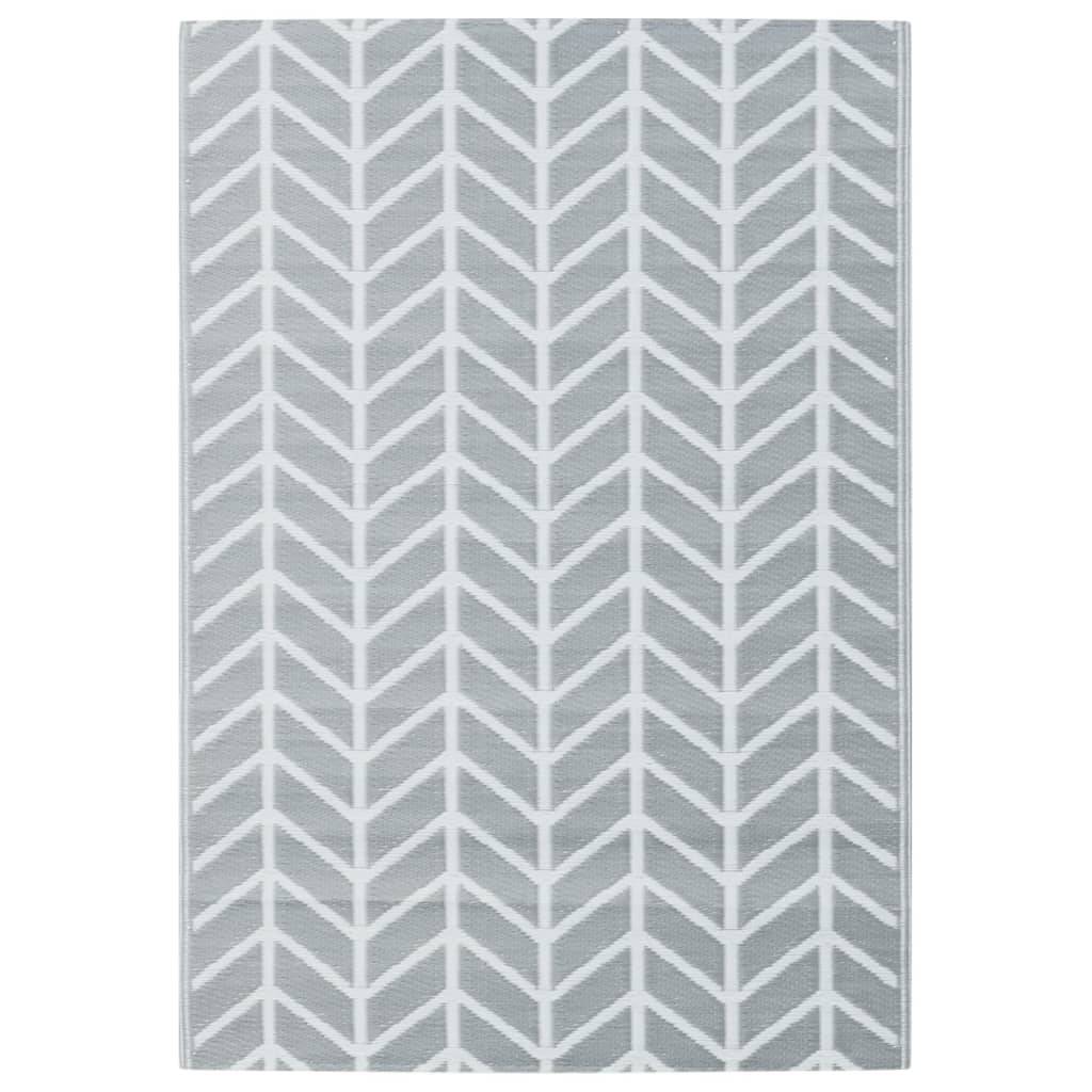ComfortXL - Tapis de Terrasse en PP Réversible et Anti-UV pour Salon de Jardin Gris 160x230 cm – ComfortXL Outdoor Living - Image 2