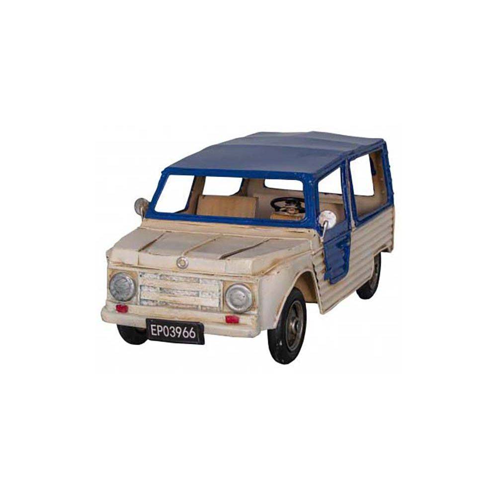 Antic Line Creations - Citroen Mehari en fer blanc et bleu - Image 2