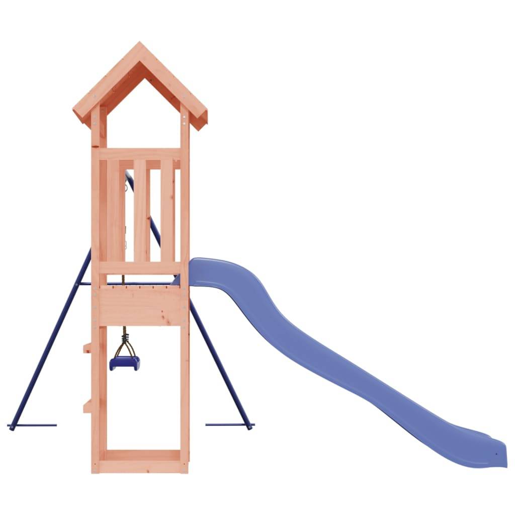 Helloshop26 - Aire de jeux d'extérieur balançoires toboggan portiques robuste jeux jardin 238 x 321 x 207 cm bois massif de douglas - Image 4