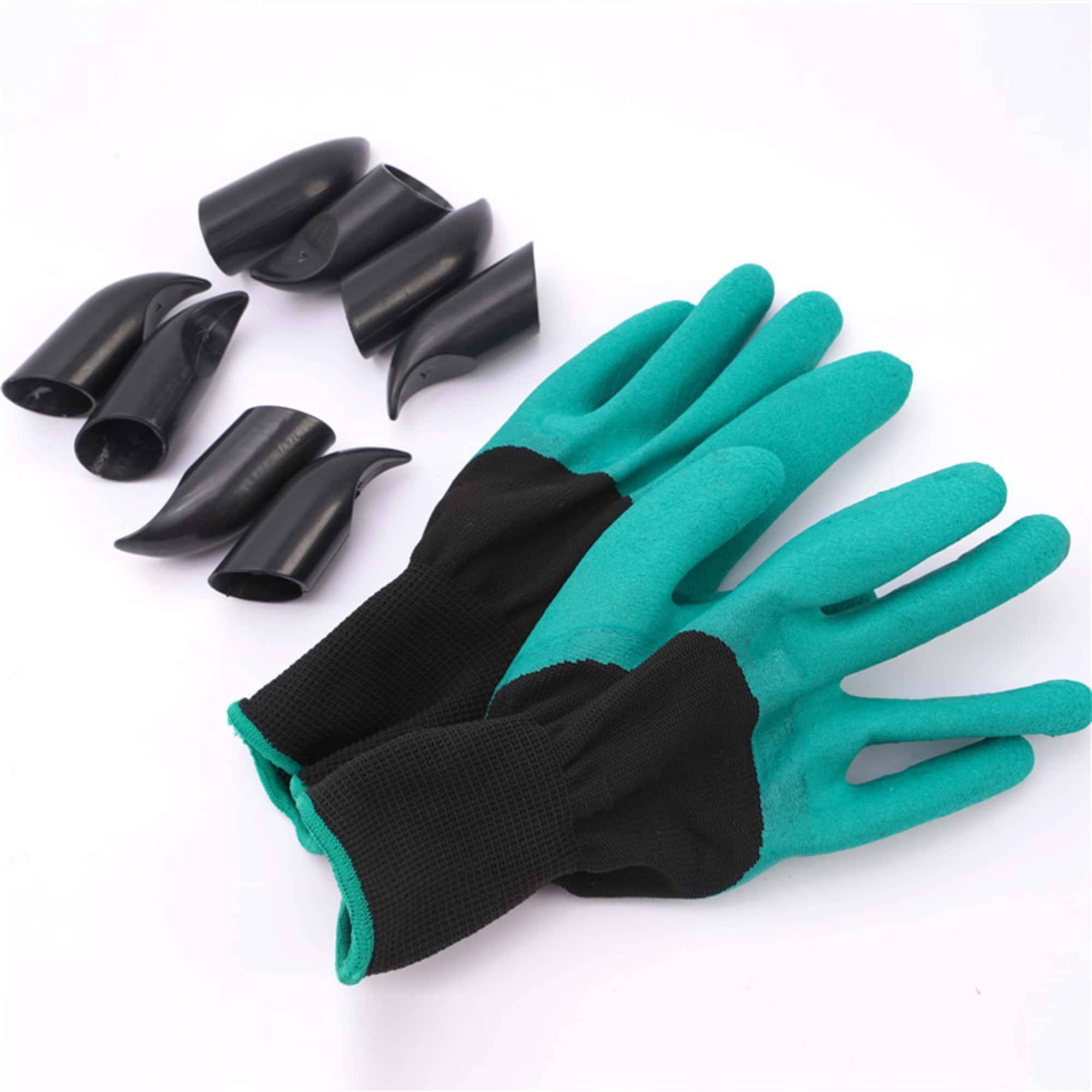 DtopbuyAge - Gants de Jardin Étanches avec Griffes pour Creuser Planter Cadeau Homme Femme Paire de Gants Jardinage DtopbuyAge