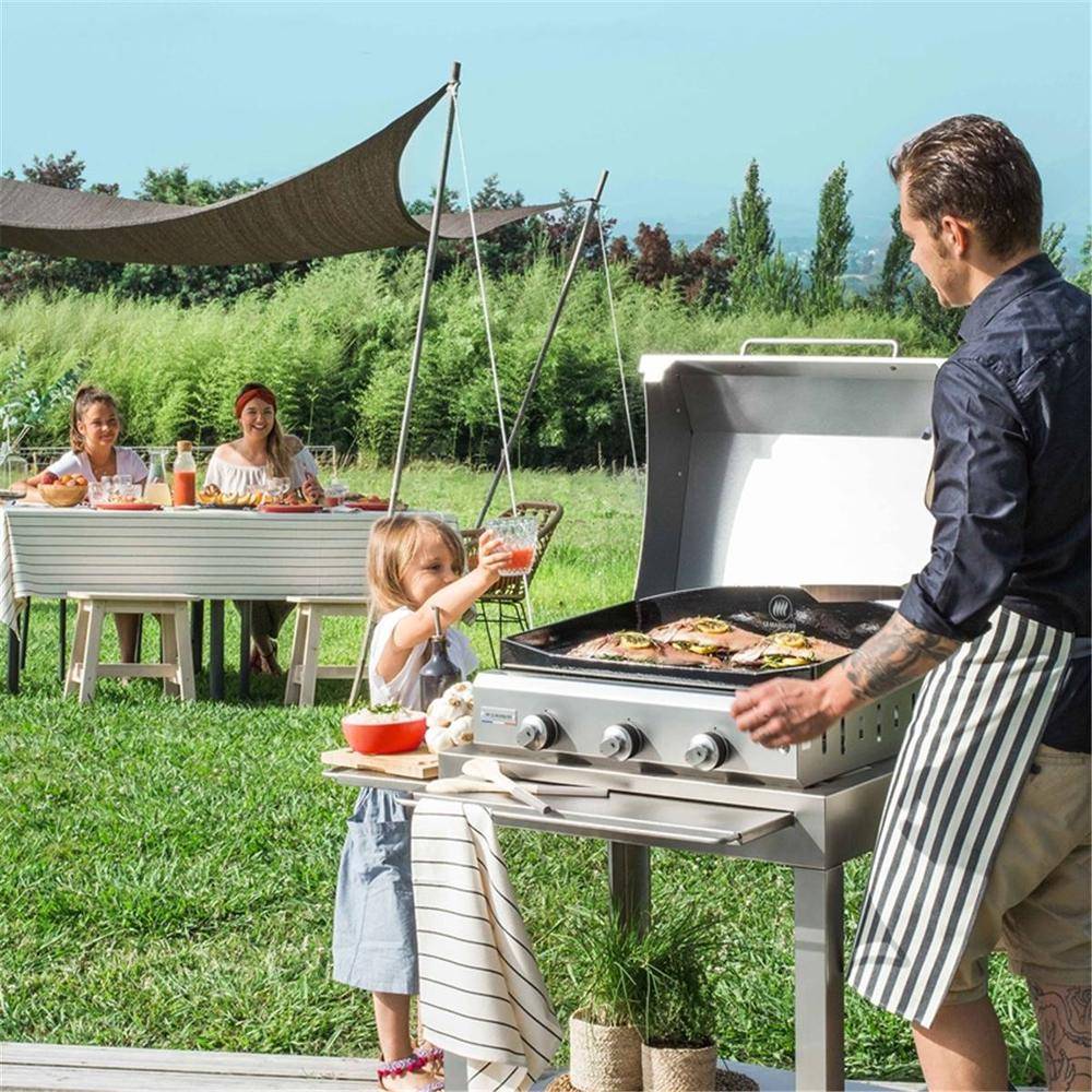Le Marquier - Couvercle plancha Le Marquier Baia 260 et Amalia 360 inox - Image 2