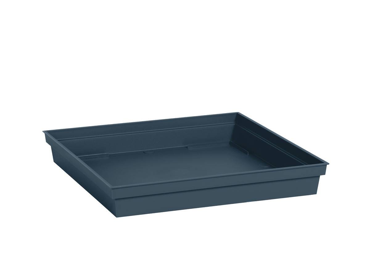Eda - Soucoupe Toscane carrée 32 cm - Bleu jean - Eda - Image 1