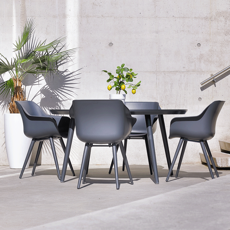 Lot de 2 Chaises SOPHIE Studio Armchair HARTMAN - Anthracite