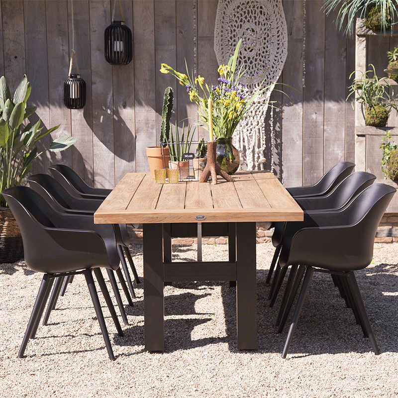 Lot de 2 Chaises SOPHIE Studio Armchair HARTMAN - Anthracite - Image 3