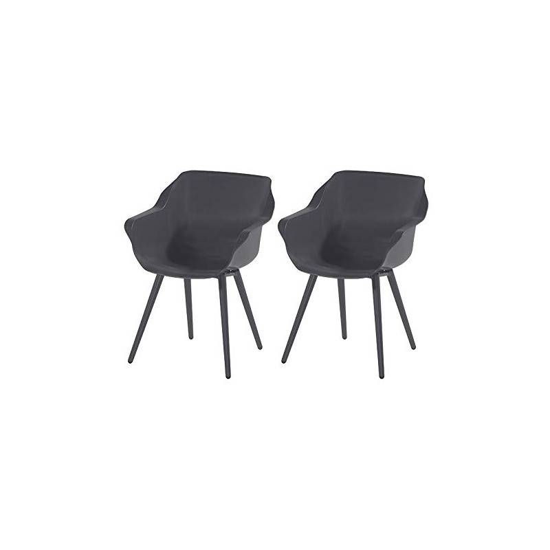 Lot de 2 Chaises SOPHIE Studio Armchair HARTMAN - Anthracite - Image 4