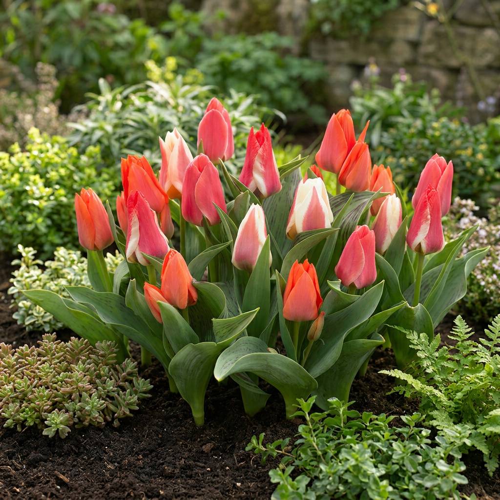 La Green Touch - Tulipe de Greig en mélange - 15 bulbes - calibre 11/12 - Image 2