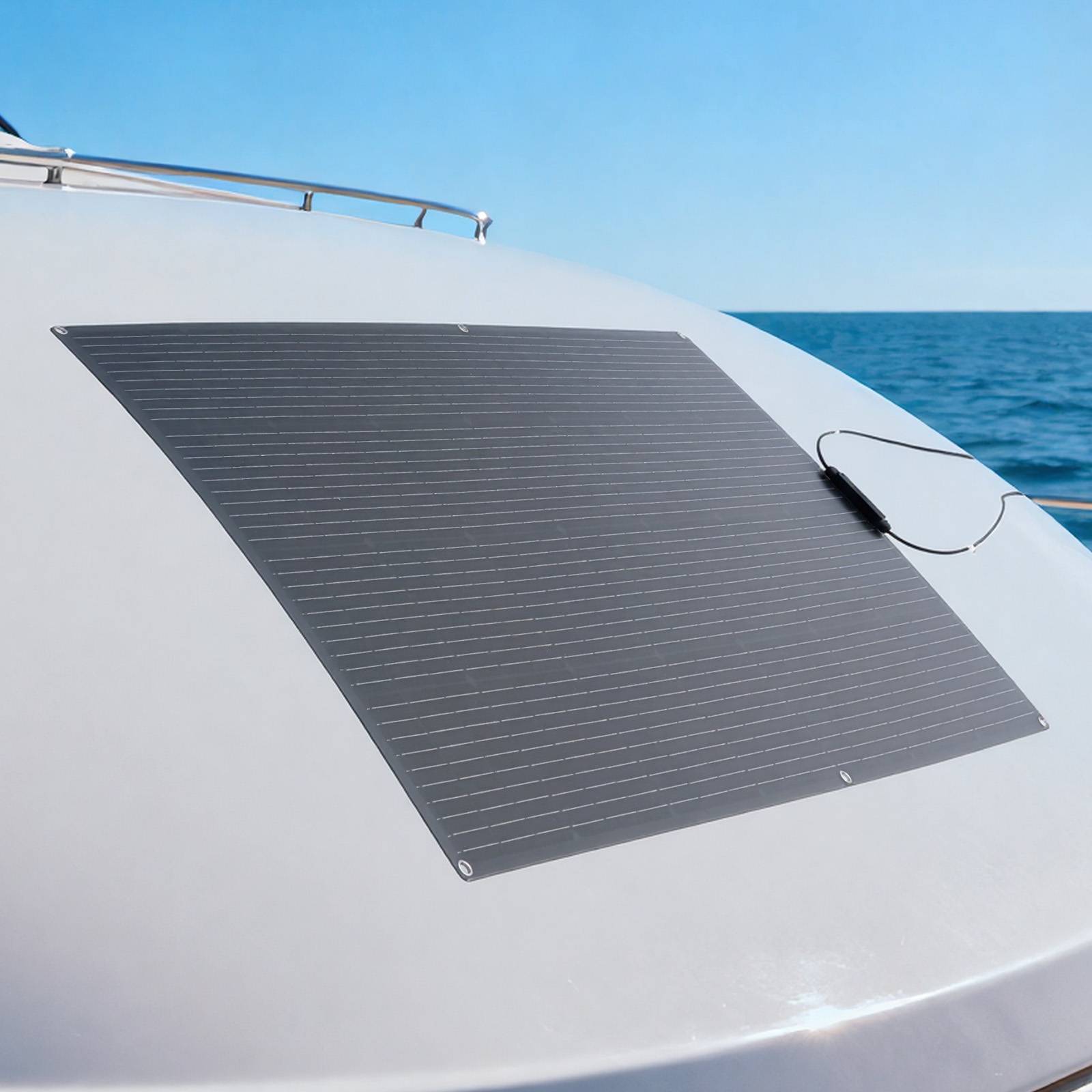 Vevor - VEVOR Panneau Solaire Monocristallin Semi Flexible 200 W Chargeur Hors Réseau - Image 8