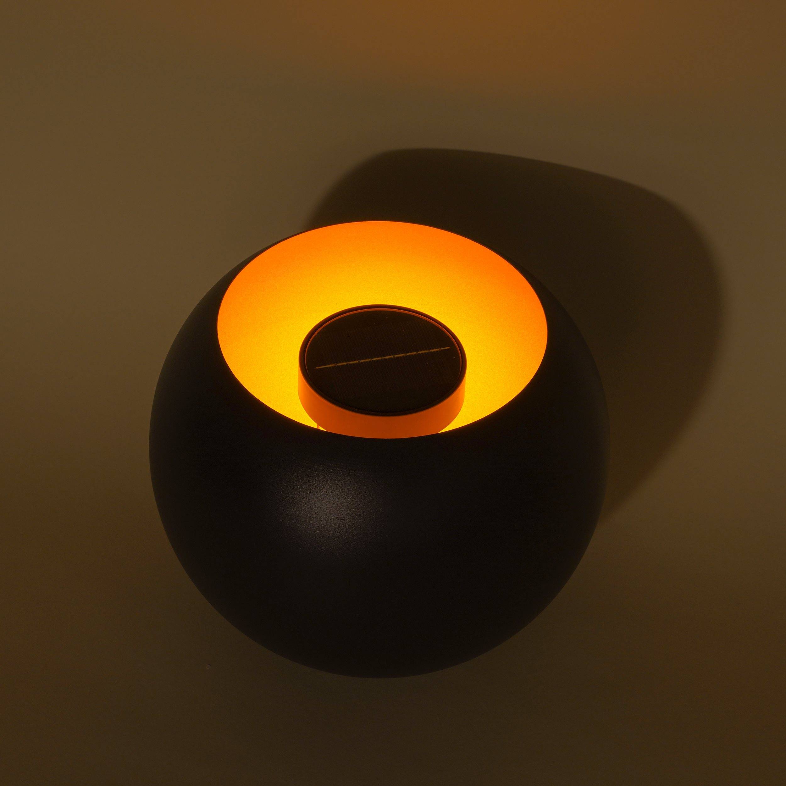 esotec Solar Coupe de feu scintillement réaliste effet de flamme IP44 METAL 102365 - Image 3