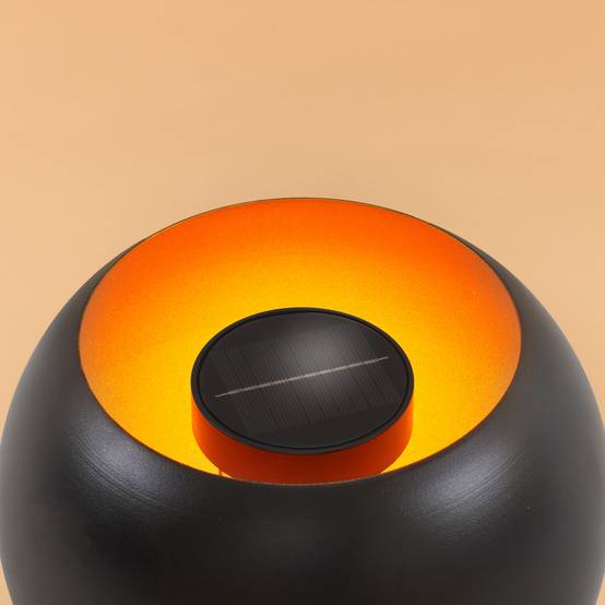 esotec Solar Coupe de feu scintillement réaliste effet de flamme IP44 METAL 102365 - Image 5