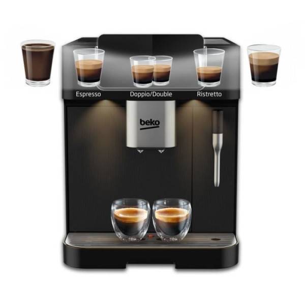 Beko - Machine a Cafe avec broyeur - BEKO - CEG7302B - 1350 W - 19 bars - Noir - Image 6