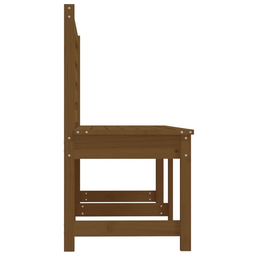 Maison Chic - Banc de jardin - Banc d'extérieur - Banquette marron miel 157,5 cm bois de pin massif - Image 5