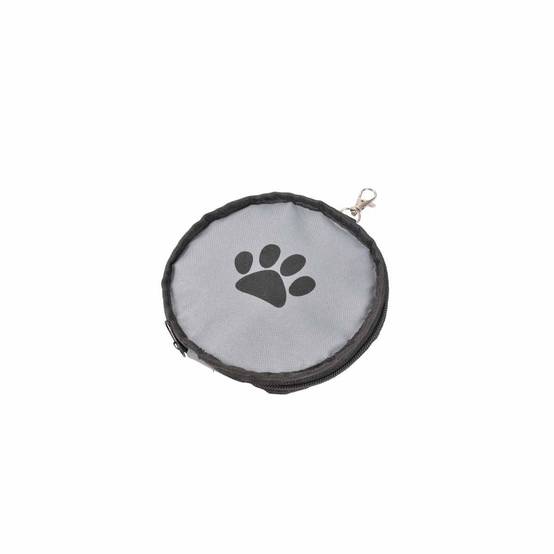 Lot de 2 Gamelles Chien & Chat "Voyage" 14cm Gris - Image 2