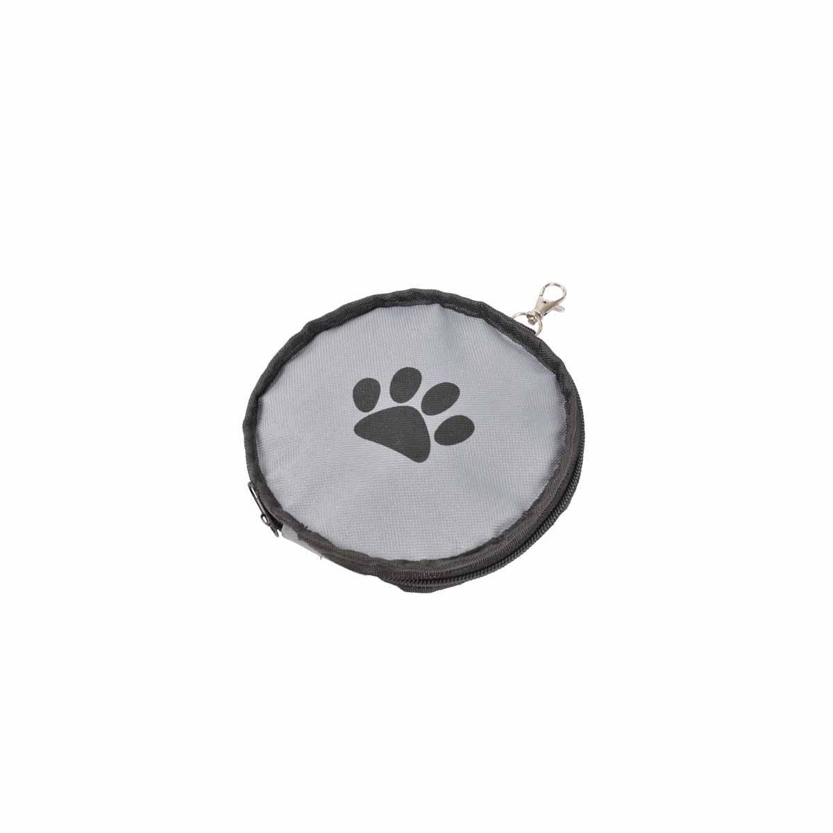 Lot de 2 Gamelles Chien & Chat "Voyage" 14cm Gris - Image 2