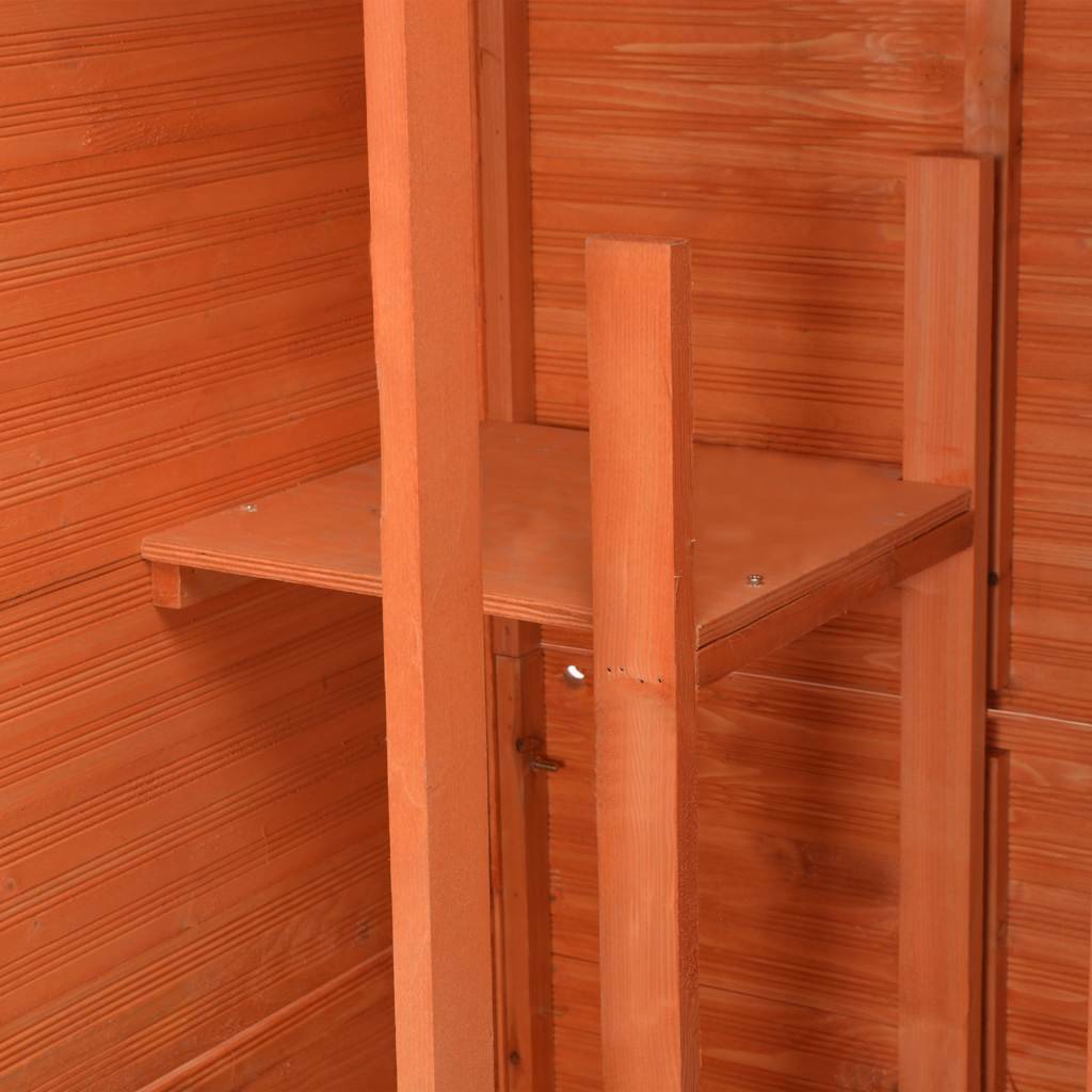 Vidaxl - Abri de jardin 71 x 60 x 213 cm Bois vidaXL 170649 - Image 7