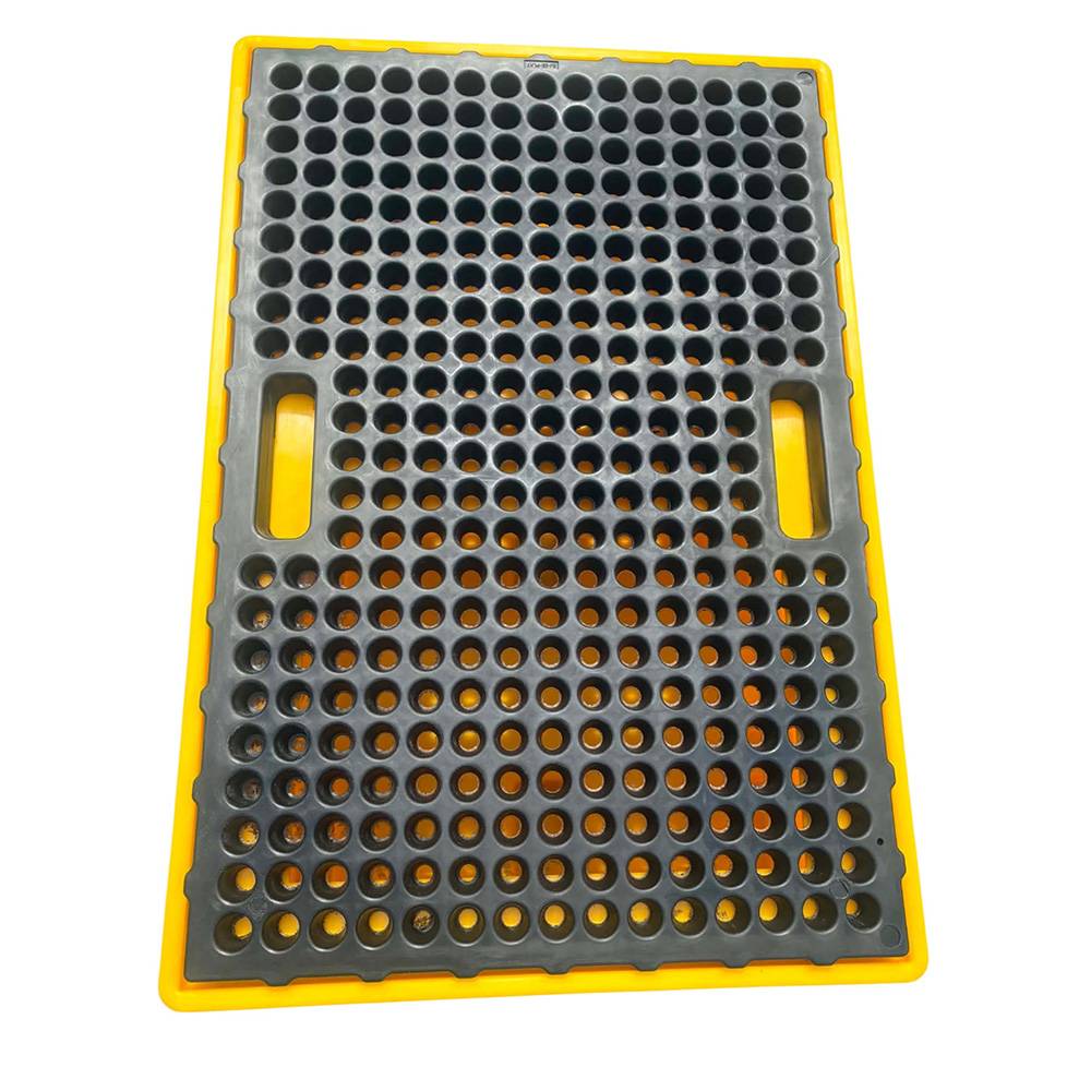 Plast'Up Rotomoulage - Lot de 6 - bac de rétention palette europe- premium avec caillebotis plastique - plast'up rotomoulage - Image 3