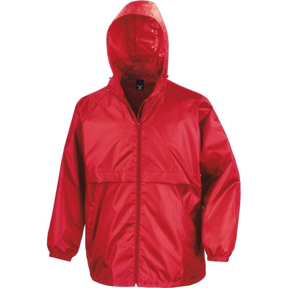 Veste Coupe-vent de travail doublé filet Result Rouge XS