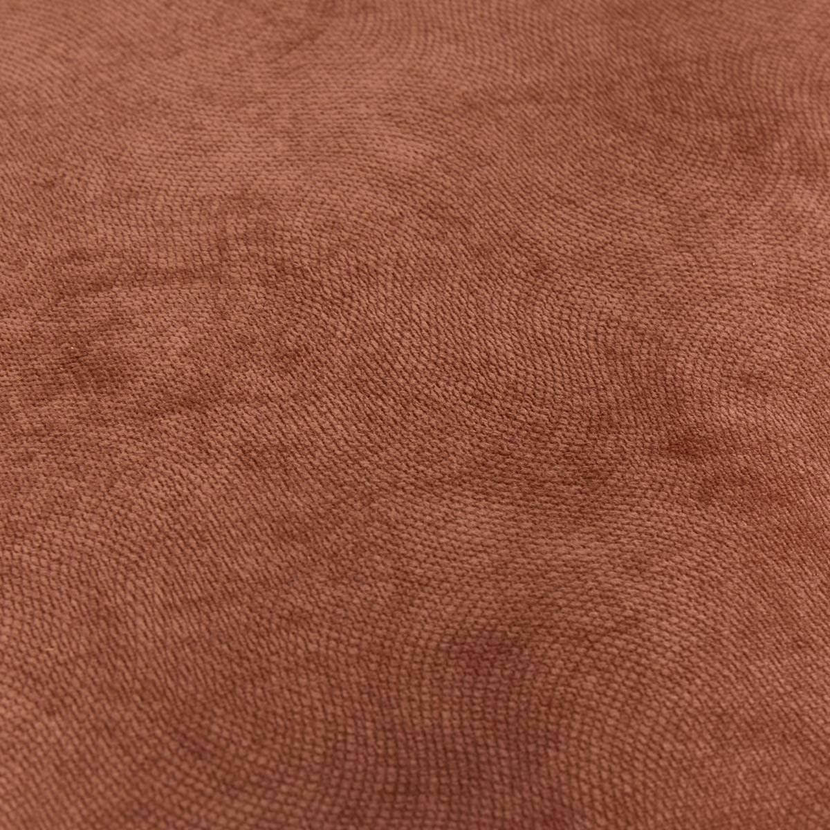 Coussin Déco Uni "Lilou" 55x55cm Marron Tonka - Image 4