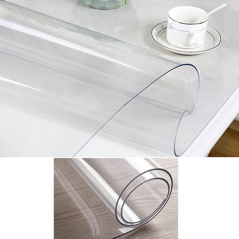 Nappe Transparente Epaisseur 30 Microns Taille 140X220CM Composition 100% PVC Caoutchouc Protecteur De Meubles - Image 2