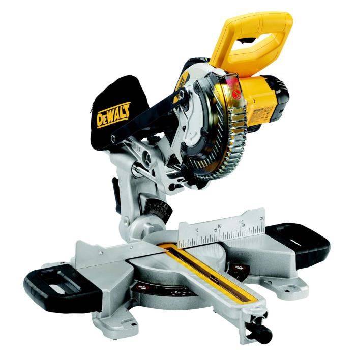 Scie à onglets radiale XR 18V 184mm - sans batterie ni chargeur - DCS365N - Dewalt - Image 1
