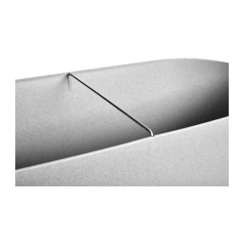 Elho - Planteur Ovale Greenville - Plastique - Avec Roulettes - ø60 - Living Ciment - Image 4