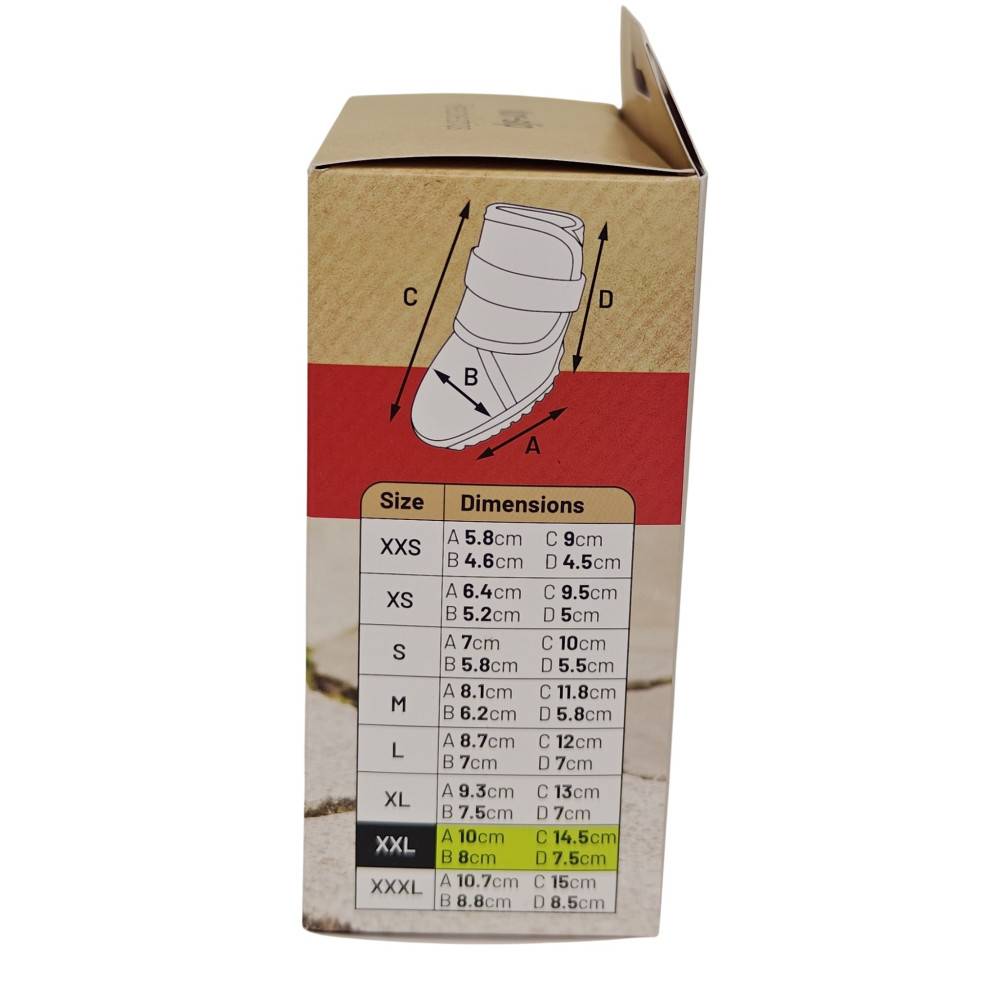 Chaussures Kajan Rouge XXL 10 x 8 cm. 2 pièces pour chien - Image 4