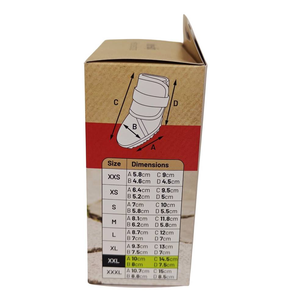 Chaussures Kajan Rouge XXL 10 x 8 cm. 2 pièces pour chien - Image 5
