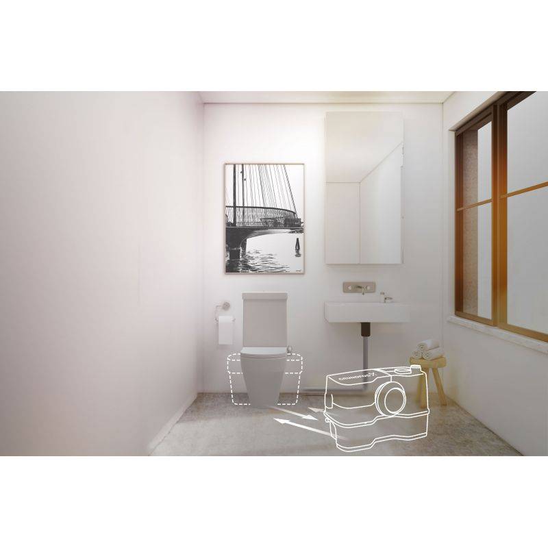Grundfos Sololift2 WC-1 - Station de relevage pour eaux usées et WC - Image 4