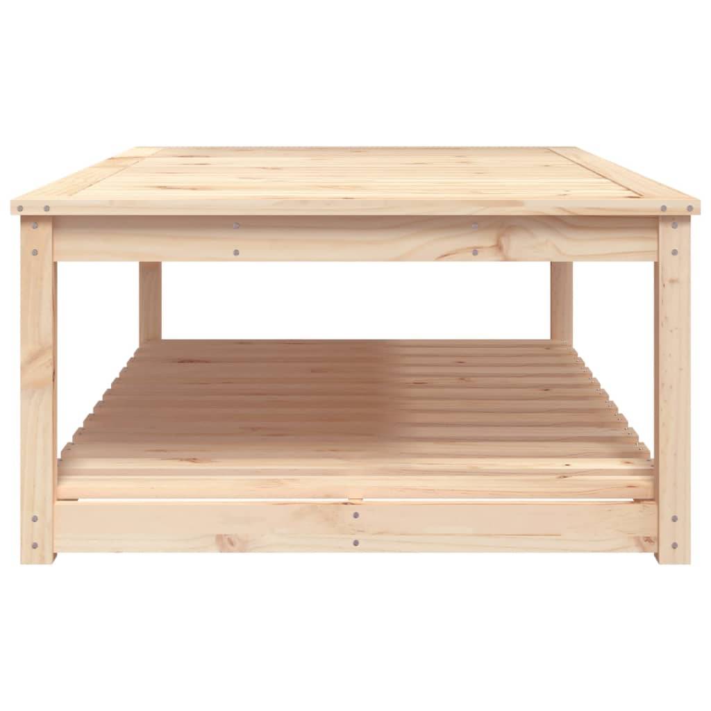 PANGIVO - Table de jardin bois massif de pin 121 x 82,5 x 45 cm - PANGIVO - Image 6