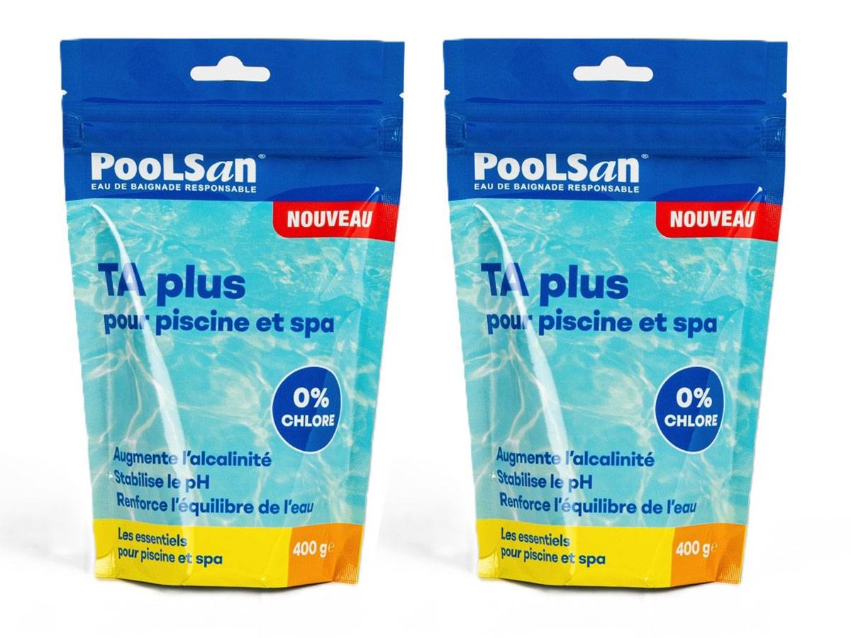 Poolsan - BSI - Pack - TA Plus - Poudre - Pour Augmenter l'Alcalinité De l'Eau Idéal Pour Piscine Et Spa - Pour Une Baignade Agréable - 800g - Image 1