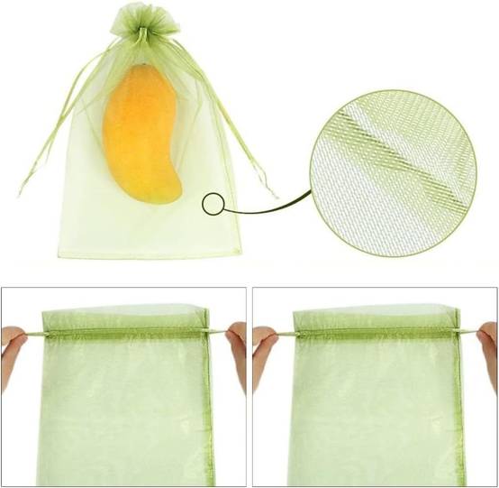IntiMeg - 100 Pièces Sachet Protection Raisin Vert clair 13x18cm - IntiMeg - Image 5