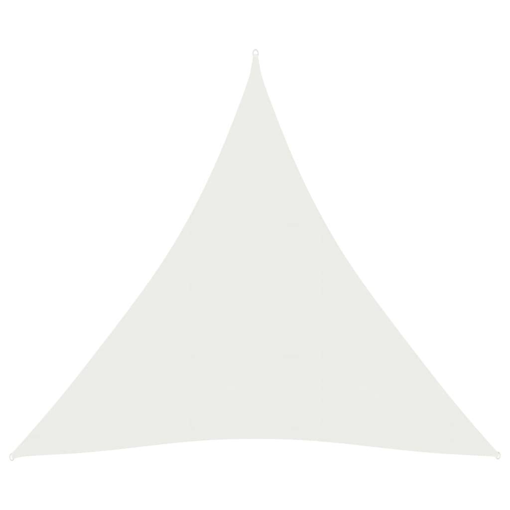 Helloshop26 - Voile toile d'ombrage parasol 160 g/m² PEHD 4 x 5 x 5 m blanc - Image 1