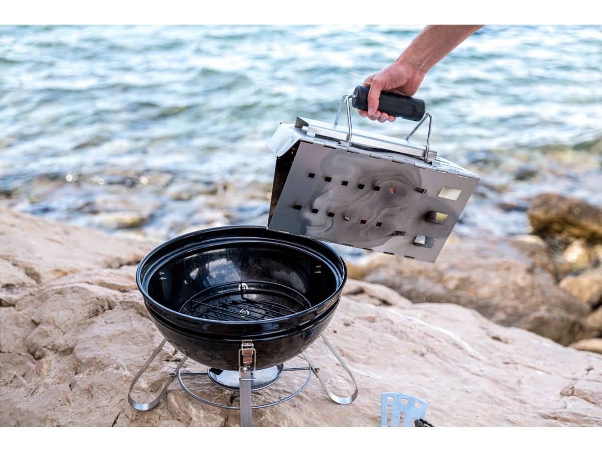 Napoleon - Barbecue à charbon Charcoal portatif Kettle Premium Nomade + cheminée d'allumage - Napoleon - Image 5