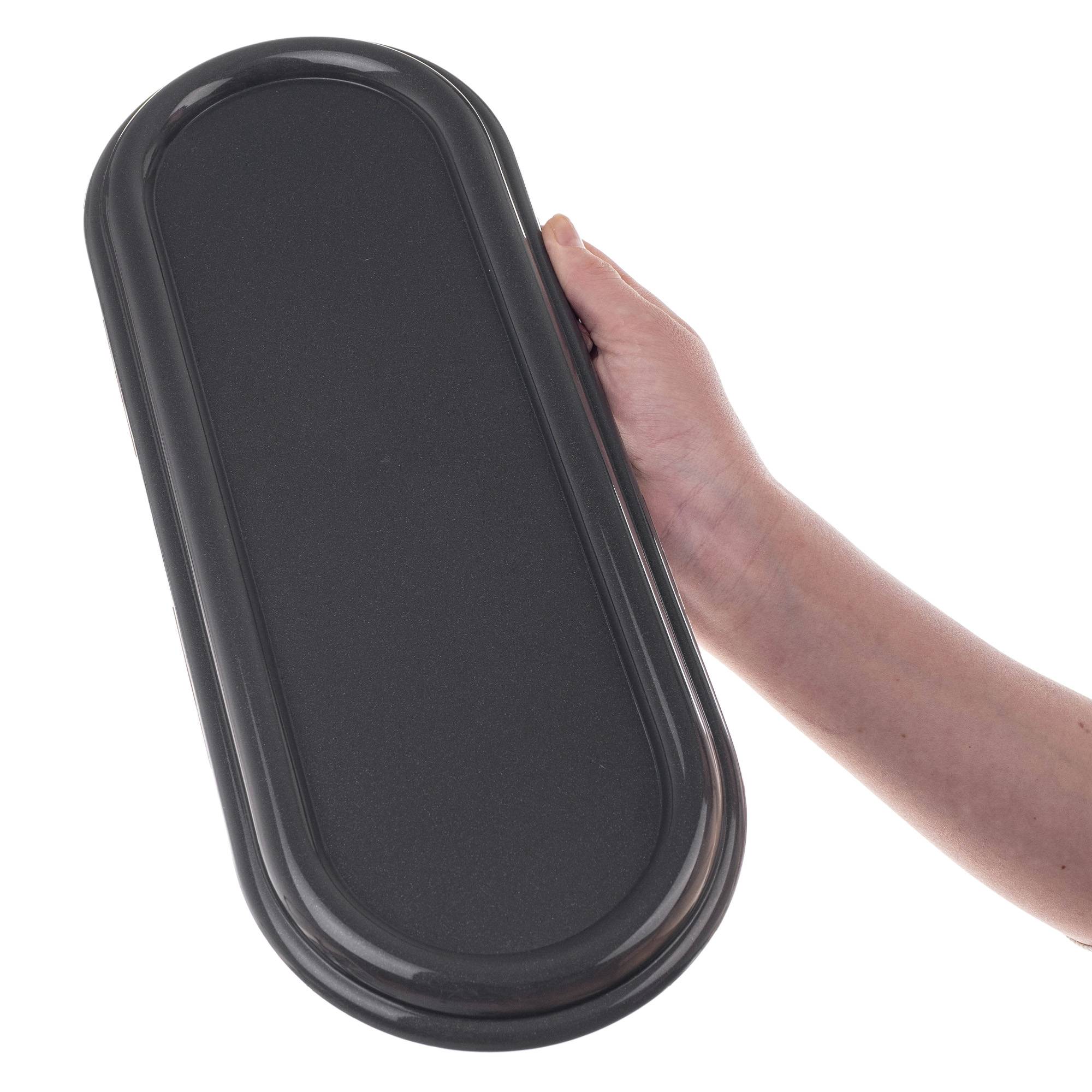 Bougeoir ovale 400 graphite - Image 3
