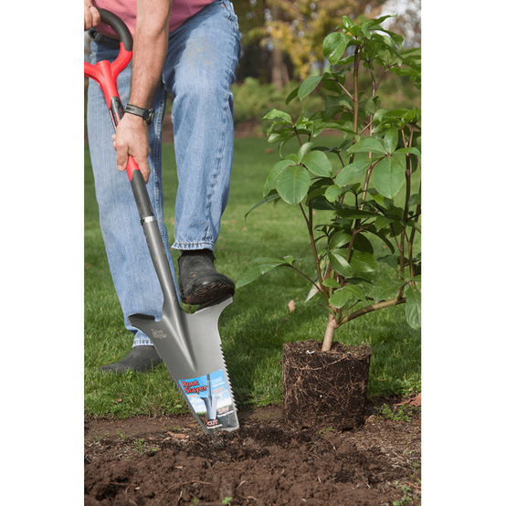 ROOTSLAYER | Pack Duo | Noir | Adulte | Outils jardin | Bêche | Transplantoir | Acier de carbone- VENTEO - Image 2