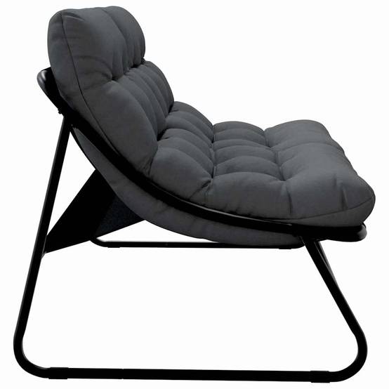 Mobilier de jardin Noir Acier enduit de poudre 110 x 81 x 71 cm - PANGIVO - Image 6