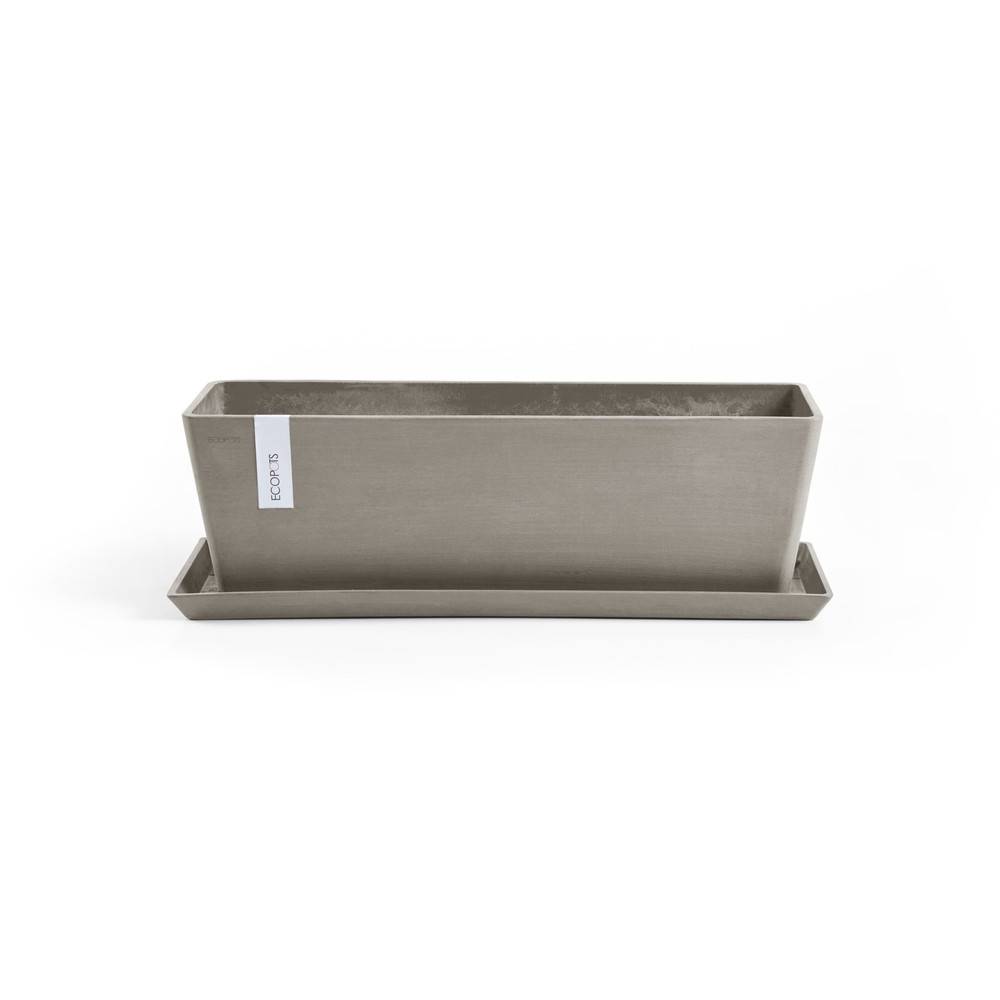 Ecopots - Pot Rectangulaire Bruges 45 Taupe - 45 x 17 x H. 17 cm - 9,7 L ECOPOTS - Image 4