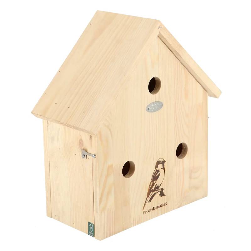 Esschert Design - Esschert Design - Nichoir pour moineaux en bois - Image 8