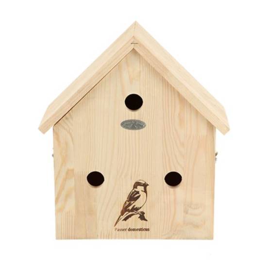Esschert Design - Esschert Design - Nichoir pour moineaux en bois - Image 1