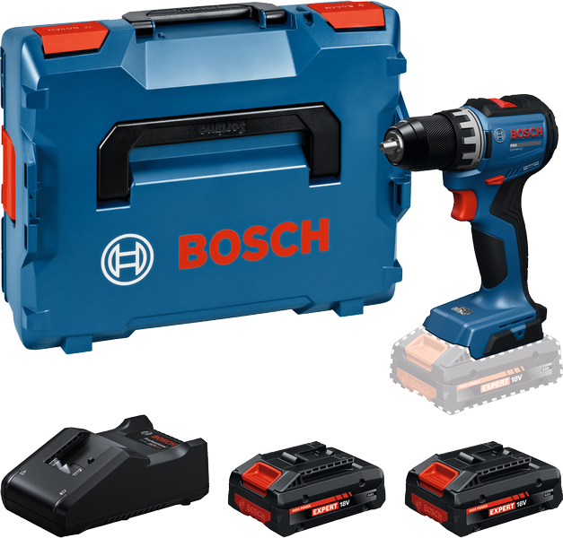 Bosch - Perceuse-visseuse 18V 2x4Ah EXPERT GSR18V-52 L-BOXX | 06019S002C - Bosch - Image 1
