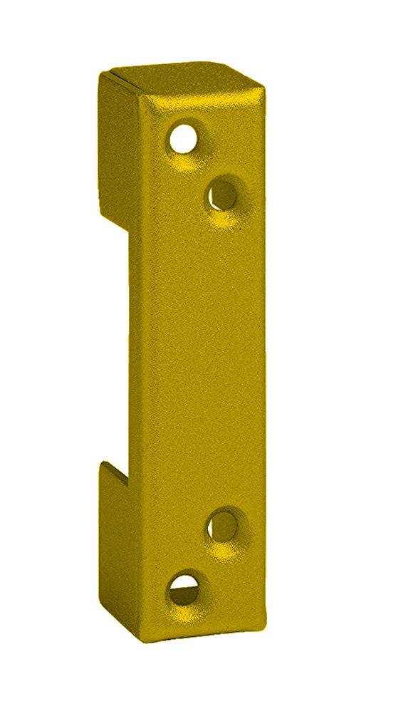 Gâche huisserie métallique pour verrou 5G/Y7+ et Y8 or - HERACLES - Y8-10034900 - Image 2