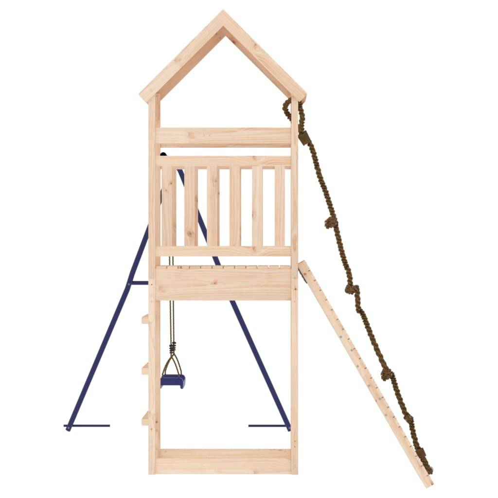 Aire de jeux d'extérieur - Jeu Plein air enfant bois de pin massif-JU1513 - Image 7